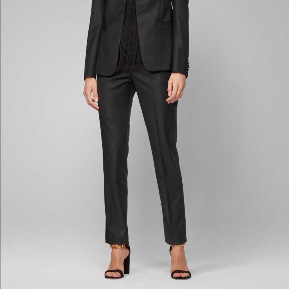 Hugo Boss trousers with satin trim